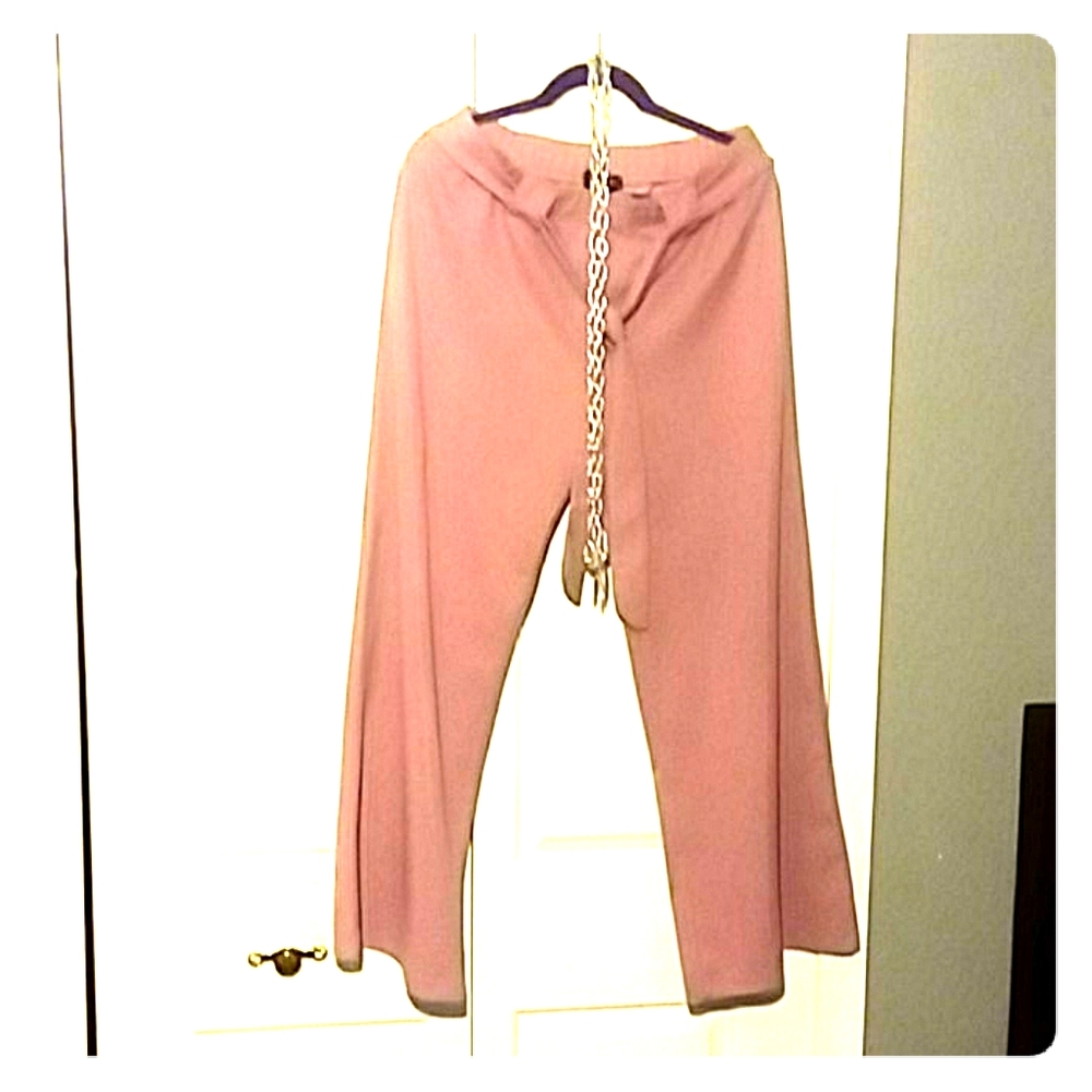 Pink wide leg pants SZ 2X